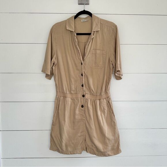 Faherty Arlie Romper Linen Tencel Blend *Flawed* - Picture 3 of 13